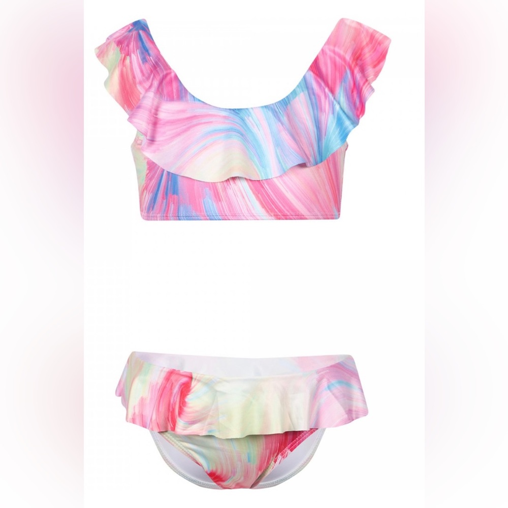 🇺🇸 Stella Cove girls bikini with ruffles